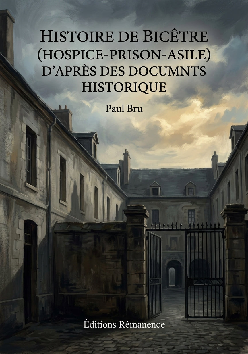 Livre Histoire de Bicêtre (hospice-prison-asile) d'après des documents historique par Paul Bru - Couverture - Editions Remanence