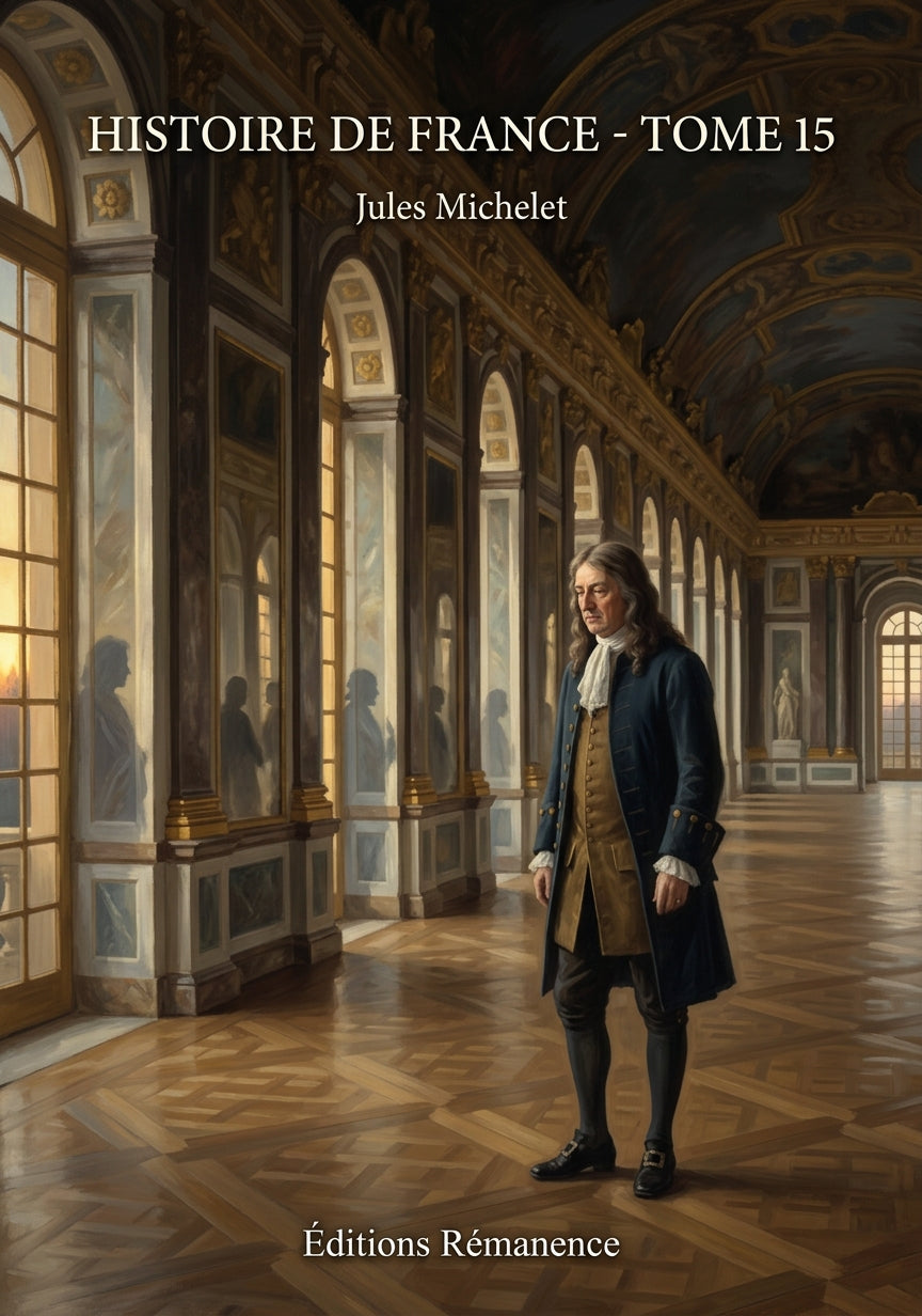 Livre Histoire de France - Tome 15 par Jules Michelet - Couverture - Editions Remanence