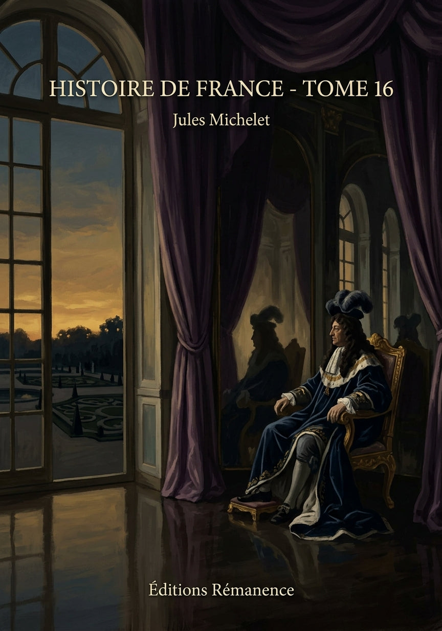 Livre Histoire de France - Tome 16 par Jules Michelet - Couverture - Editions Remanence