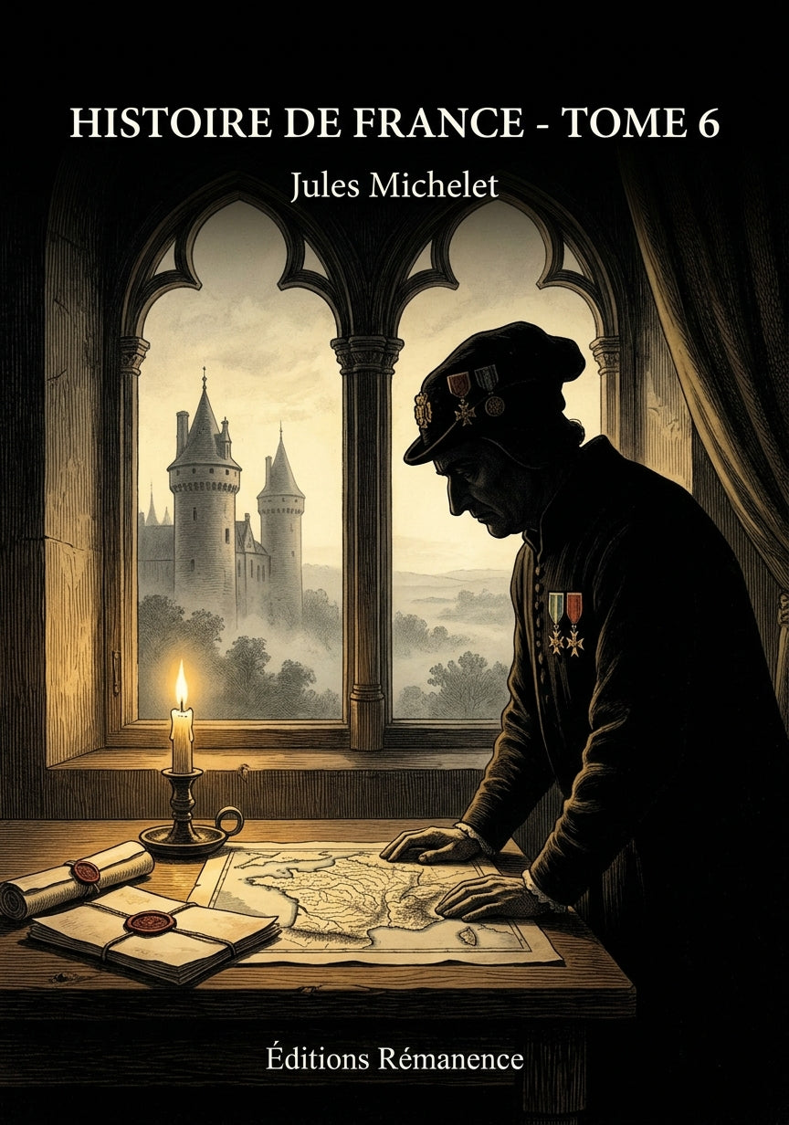 Livre Histoire de France - Tome 6 par Jules Michelet - Couverture - Editions Remanence