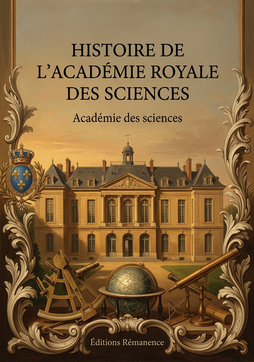 Livre Histoire de l'Académie royale des sciences par Académie des sciences - Couverture - Editions Remanence