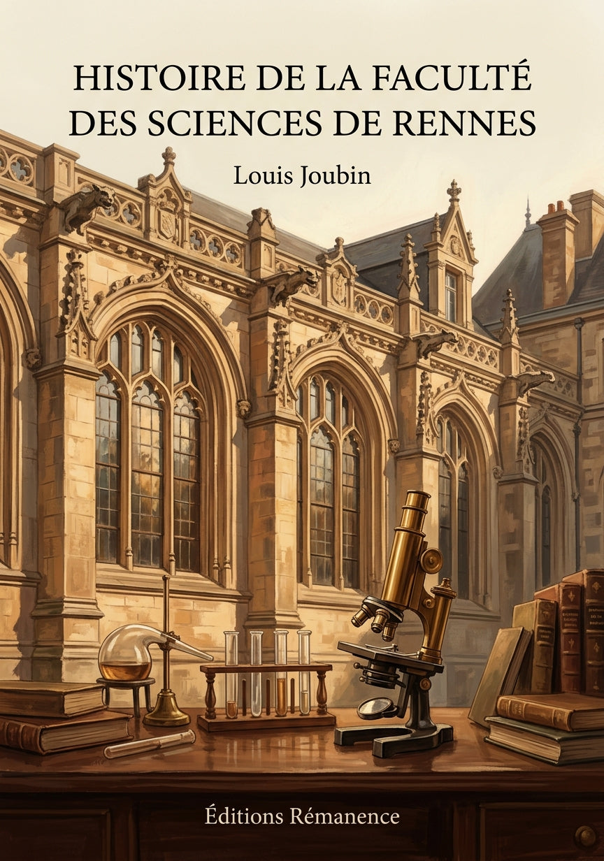 Livre Histoire de la Faculté des Sciences de Rennes par Louis Joubin - Couverture - Editions Remanence