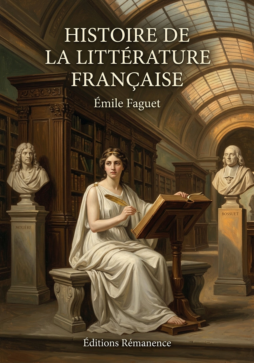 Livre Histoire de la littérature française par Gustave Lanson - Couverture - Editions Remanence