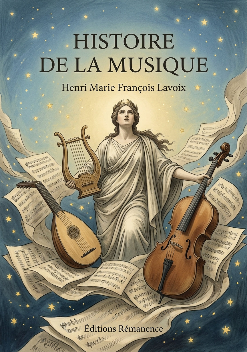 Livre Histoire de la musique par Henri Marie François Lavoix - Couverture - Editions Remanence