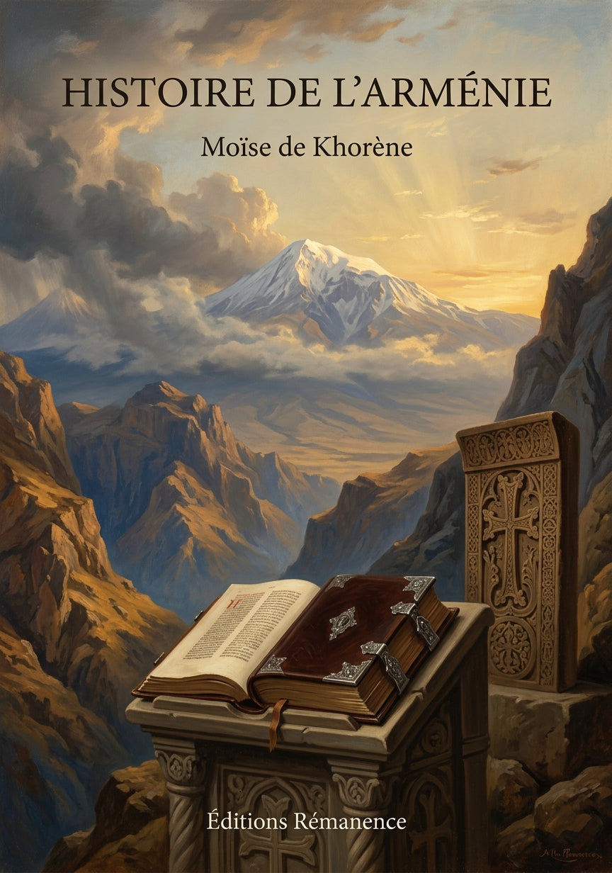 Livre Histoire de l’Arménie par Moïse de Khorène - Couverture - Editions Remanence