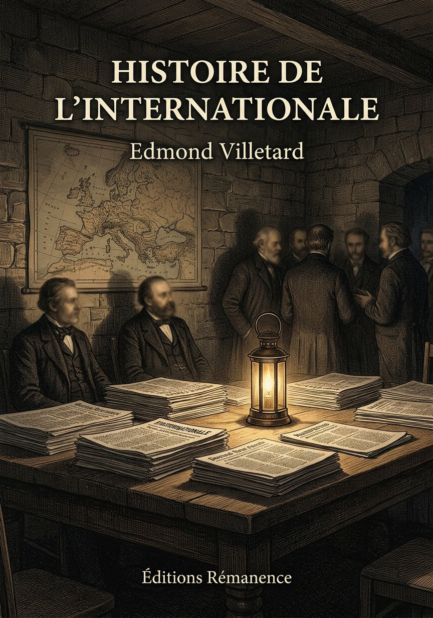 Livre Histoire de l’Internationale par Edmond Villetard - Couverture - Editions Remanence