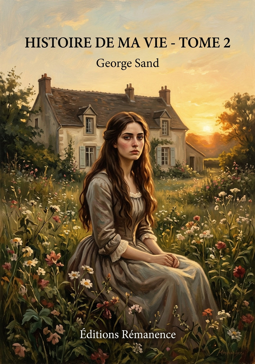 Livre Histoire de ma vie - Tome 2 par George Sand - Couverture - Editions Remanence