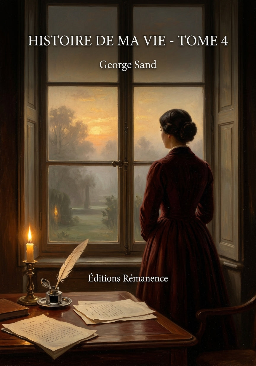 Livre Histoire de ma vie - Tome 4 par George Sand - Couverture - Editions Remanence
