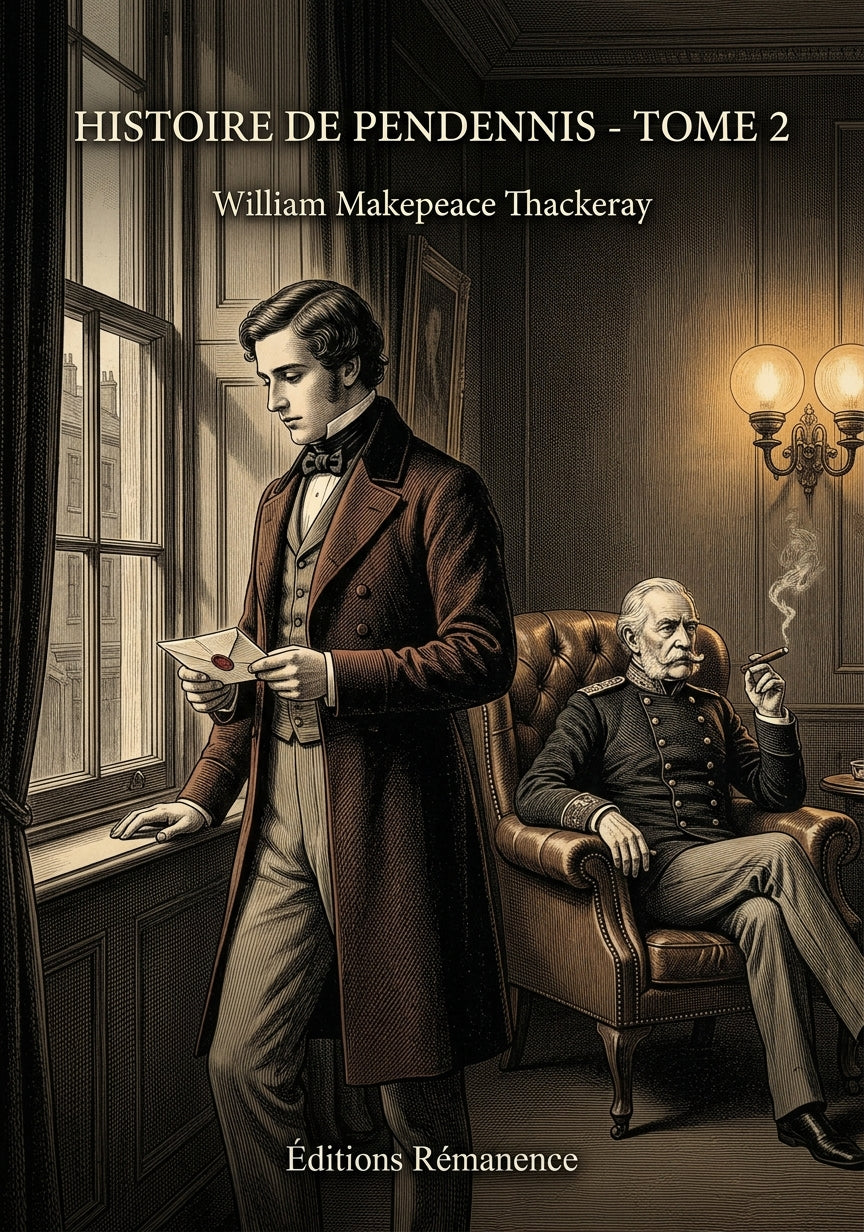 Livre Histoire de Pendennis - Tome 2 par William Makepeace Thackeray - Couverture - Editions Remanence