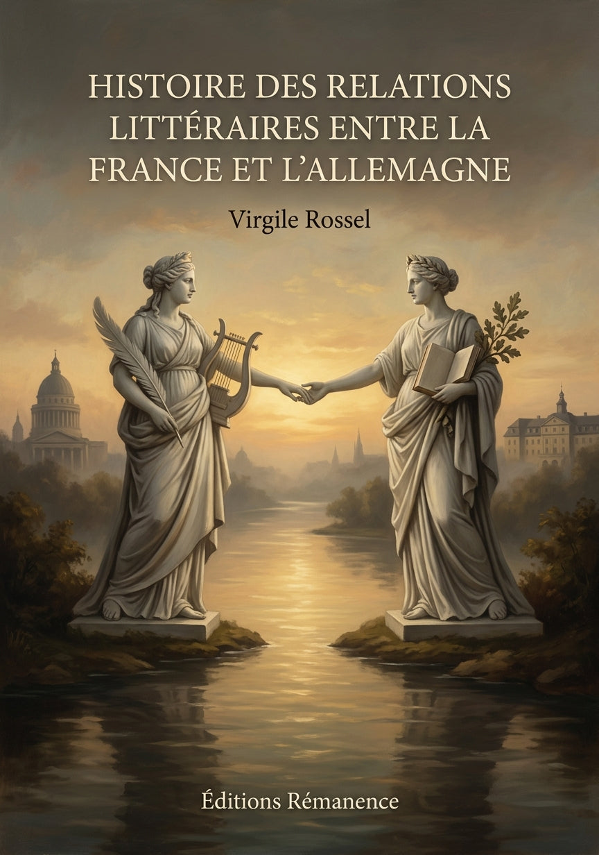 Livre Histoire des relations littéraires entre la France et l’Allemagne par Virgile Rossel - Couverture - Editions Remanence