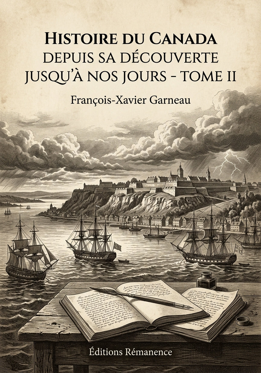 Histoire du Canada depuis sa découverte jusqu'à nos jours - Tome II - François-Xavier Garneau (Couverture)