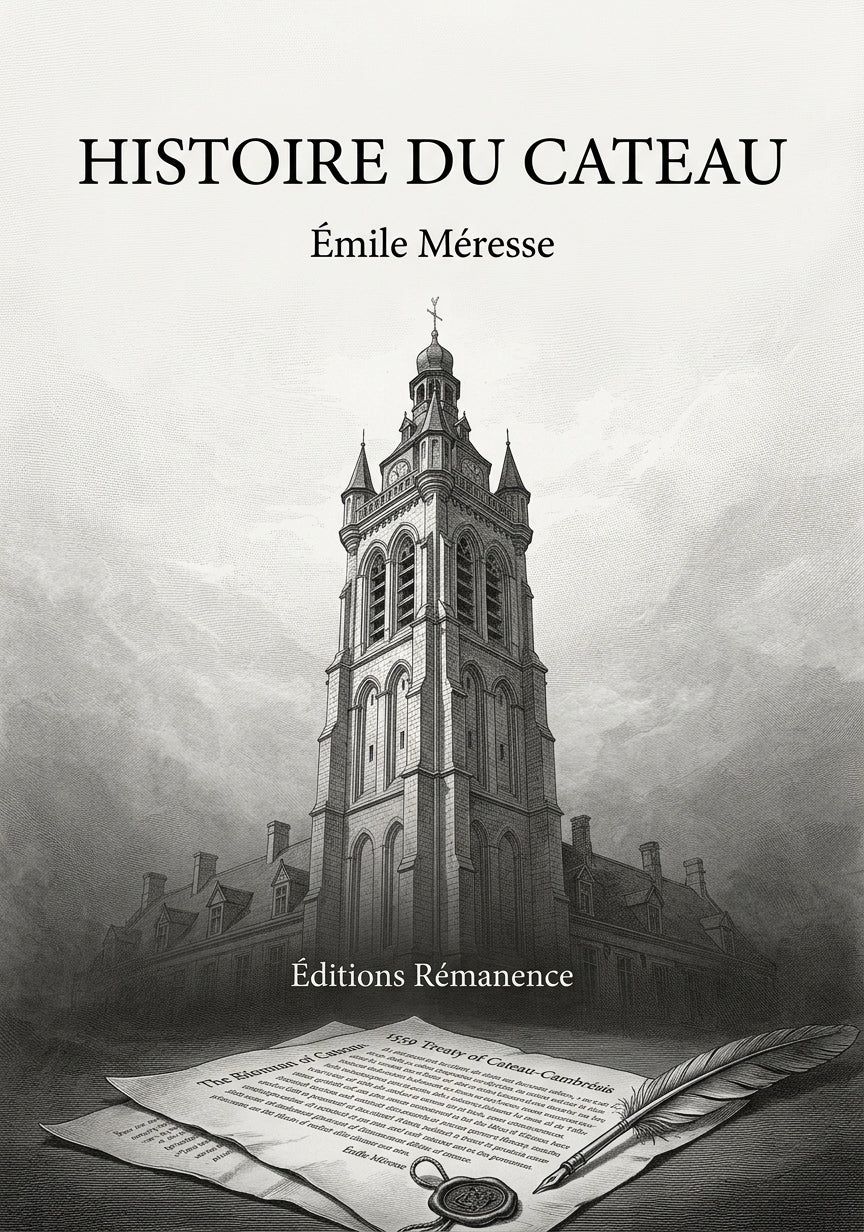 Livre Histoire du Cateau par Émile Méresse - Couverture - Editions Remanence