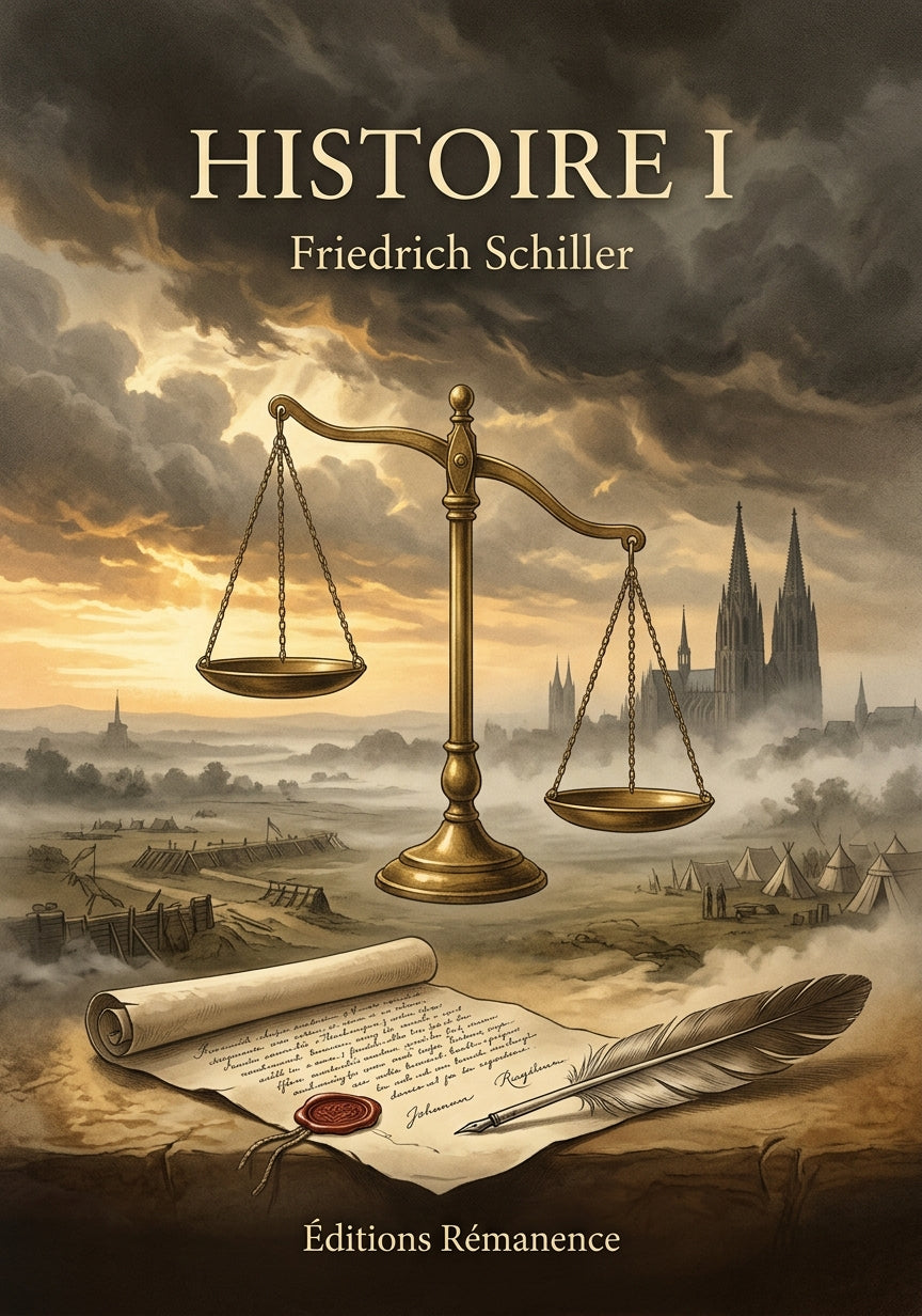 Livre Histoire I par Friedrich Schiller - Couverture - Editions Remanence