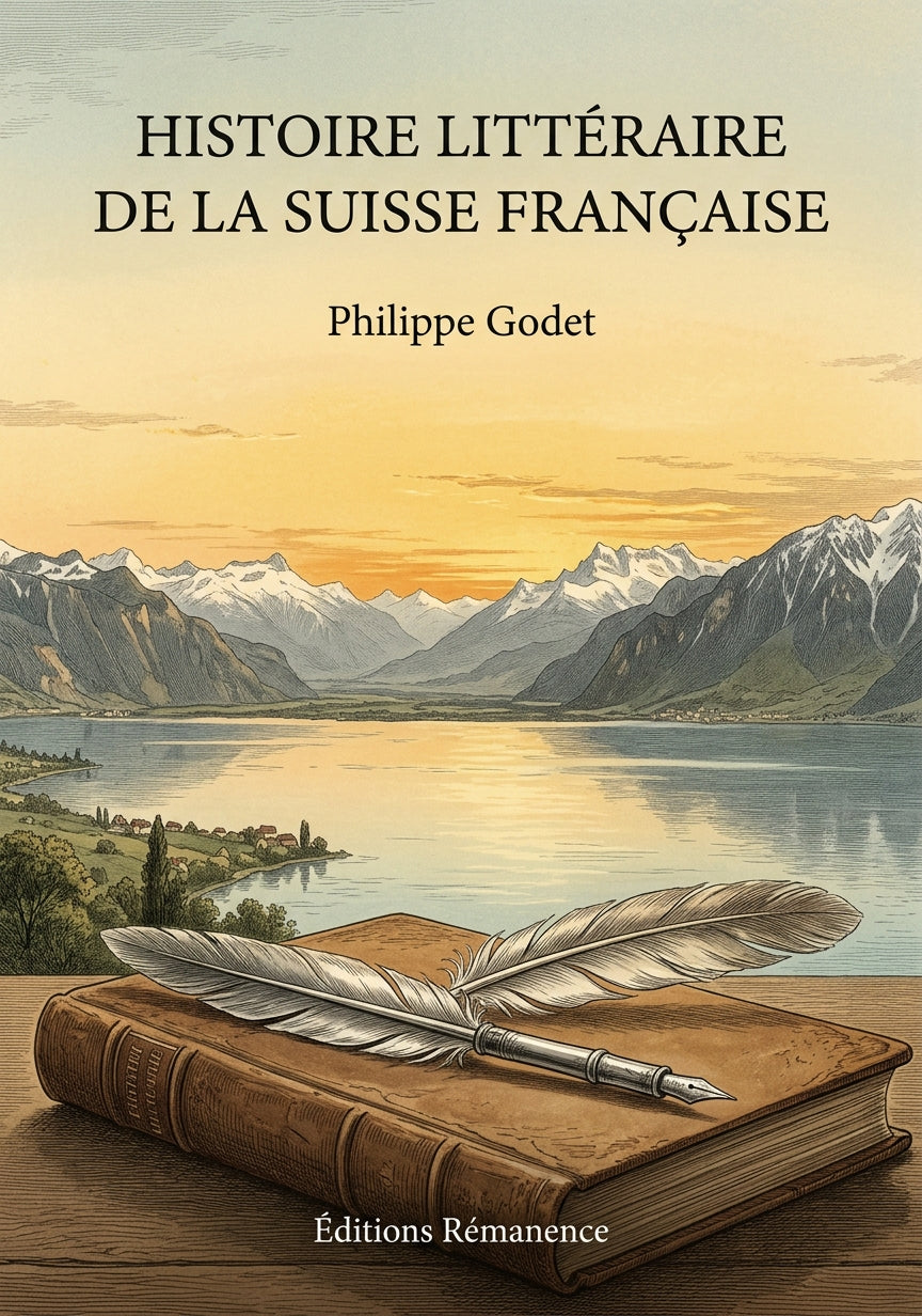 Livre Histoire littéraire de la Suisse française par Philippe Godet - Couverture - Editions Remanence