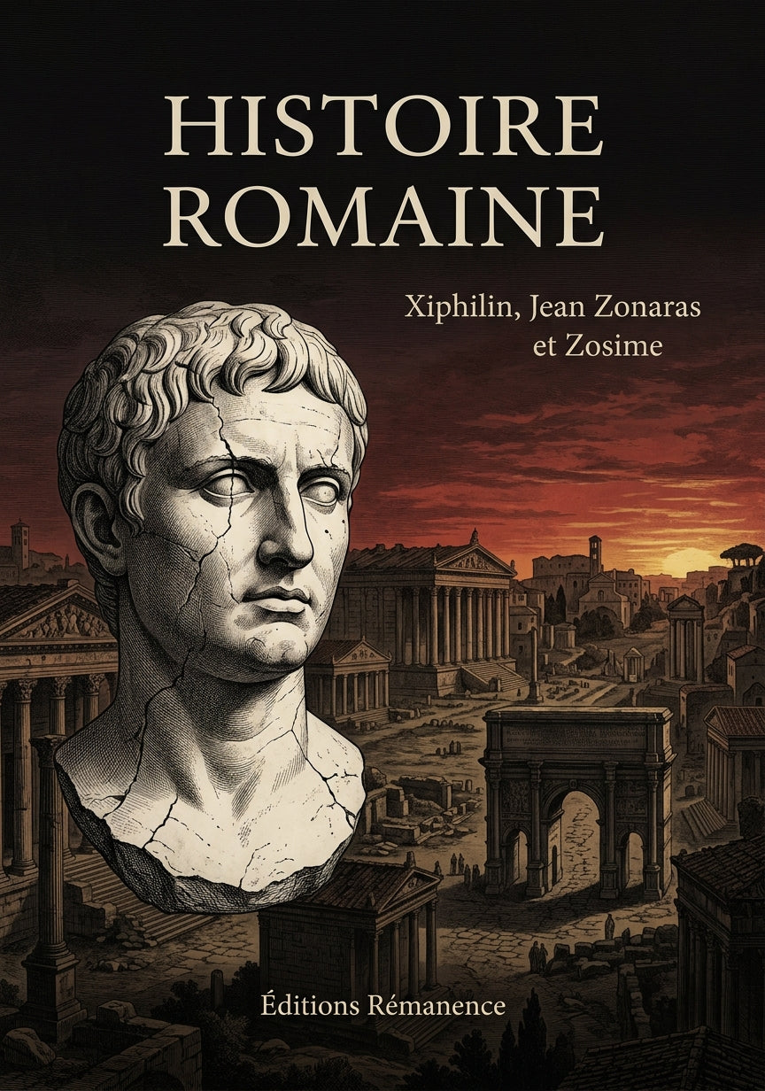 Livre Histoire romaine par Xiphilin, Jean Zonaras et Zosime - Couverture - Editions Remanence