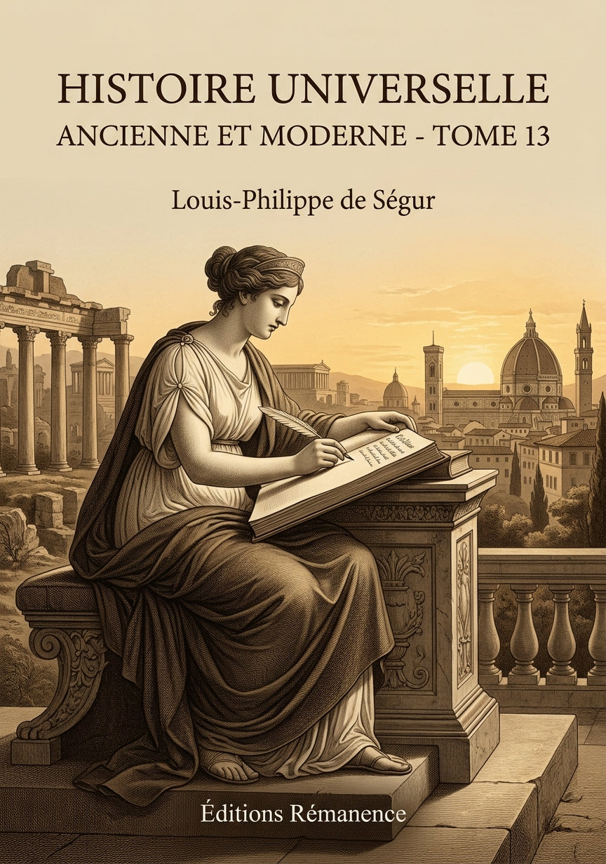 Livre Histoire universelle ancienne et moderne - Tome 13 par Louis-Philippe de Ségur - Couverture - Editions Remanence