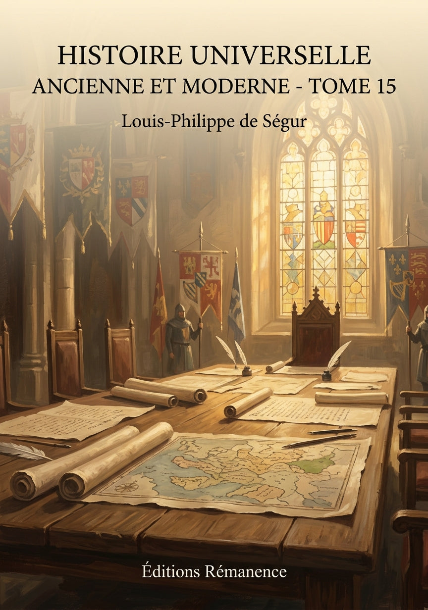 Livre Histoire universelle ancienne et moderne - Tome 15 par Louis-Philippe de Ségur - Couverture - Editions Remanence