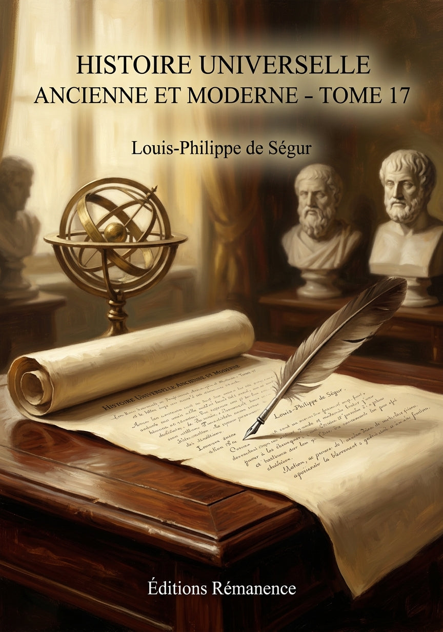 Livre Histoire universelle ancienne et moderne - Tome 17 par Louis-Philippe de Ségur - Couverture - Editions Remanence