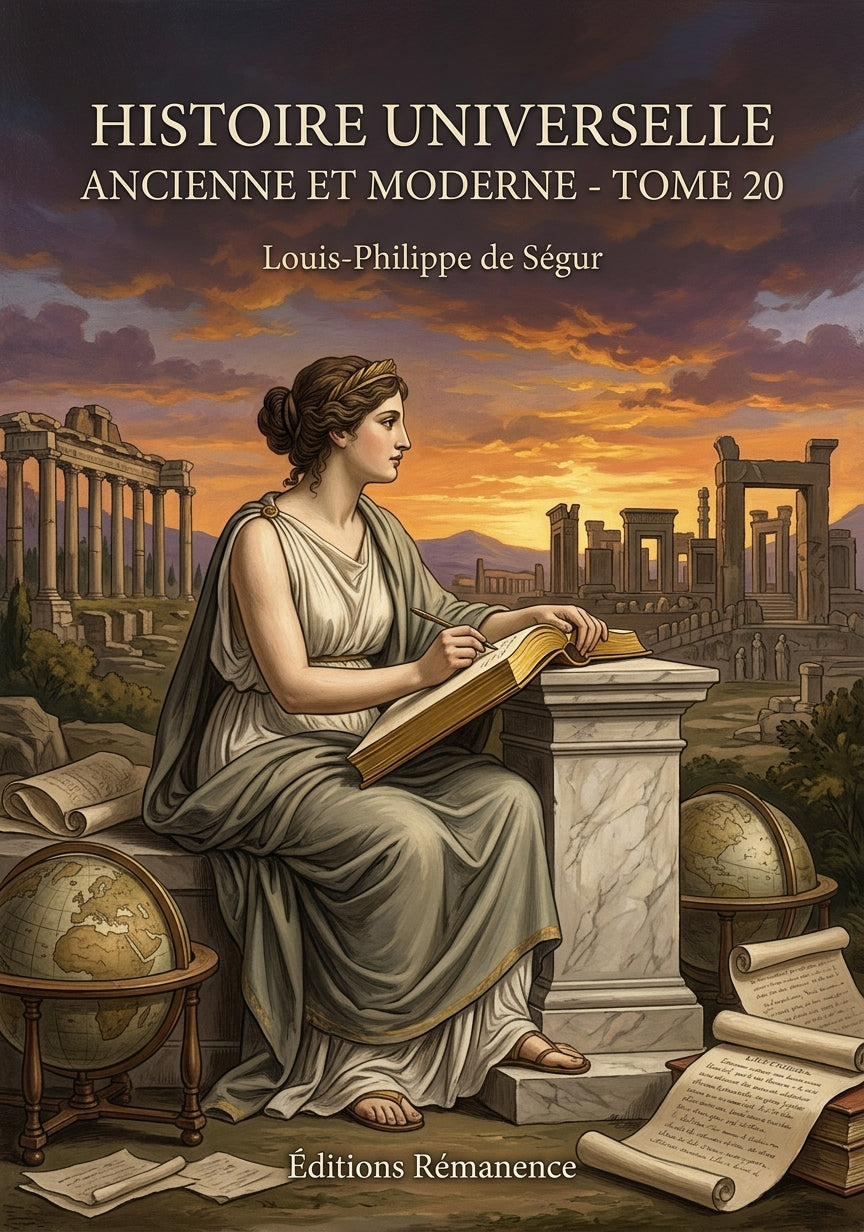 Livre Histoire universelle ancienne et moderne - Tome 20 par Louis-Philippe de Ségur - Couverture - Editions Remanence