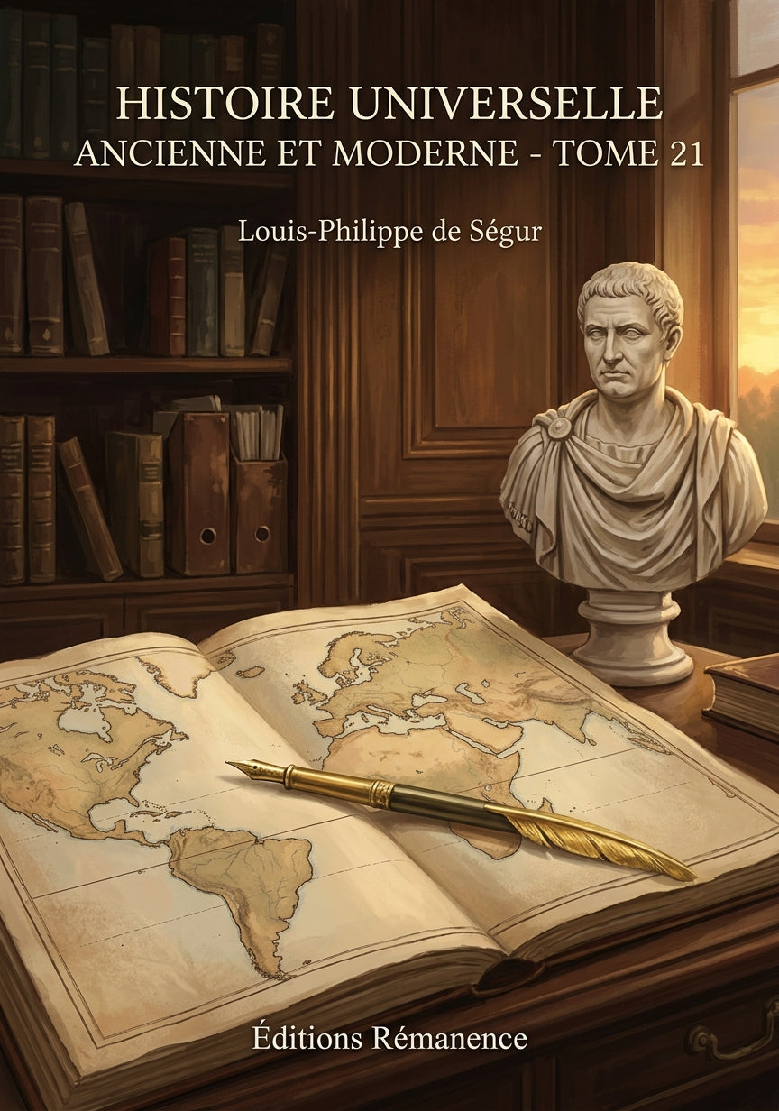 Livre Histoire universelle ancienne et moderne - Tome 21 par Louis-Philippe de Ségur - Couverture - Editions Remanence
