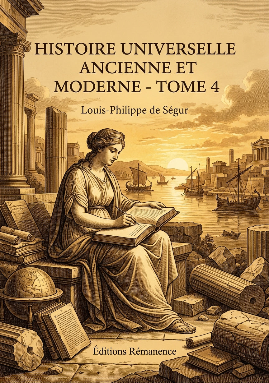 Livre Histoire universelle ancienne et moderne - Tome 4 par Louis-Philippe de Ségur - Couverture - Editions Remanence