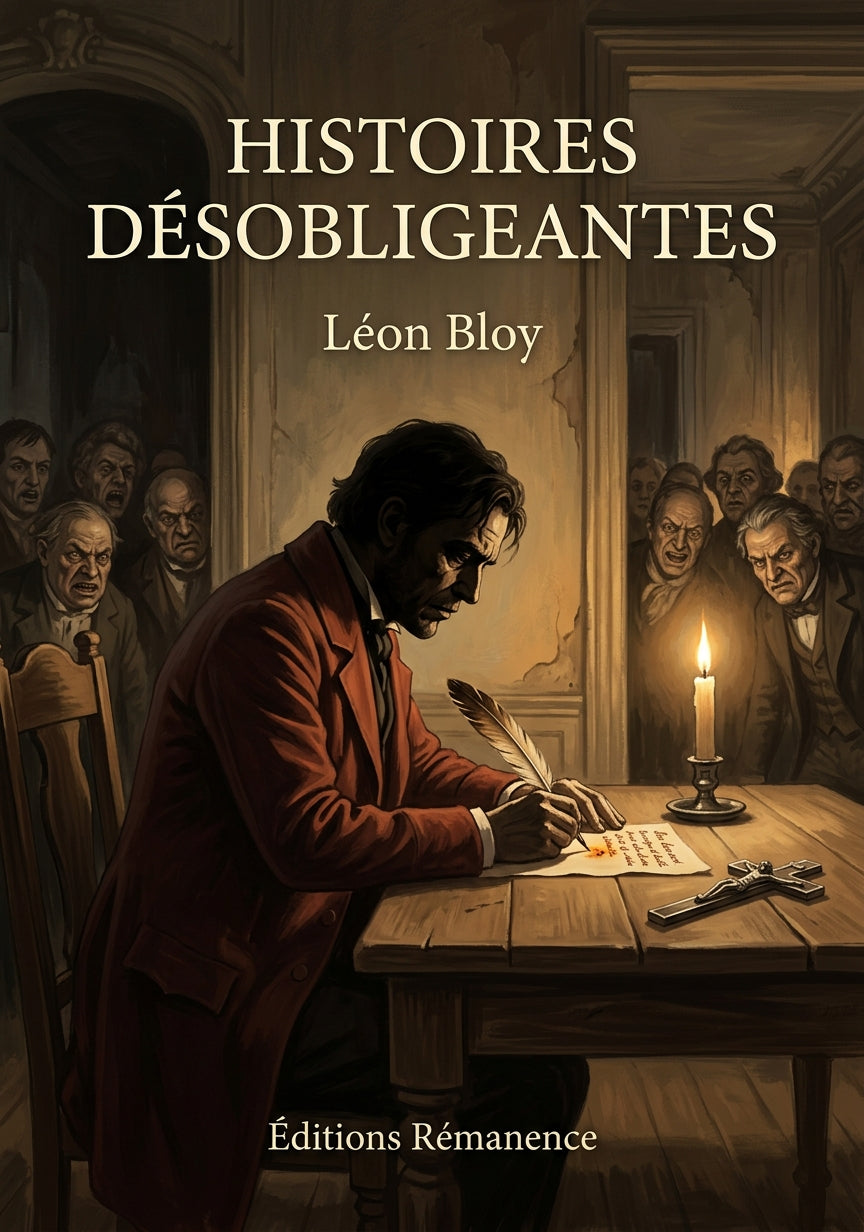 Livre Histoires désobligeantes par Léon Bloy - Couverture - Editions Remanence