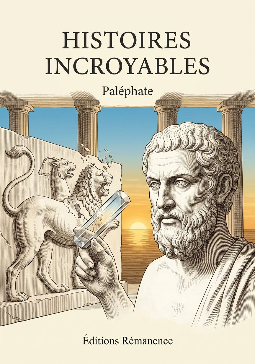 Livre Histoires incroyables par Paléphate - Couverture - Editions Remanence