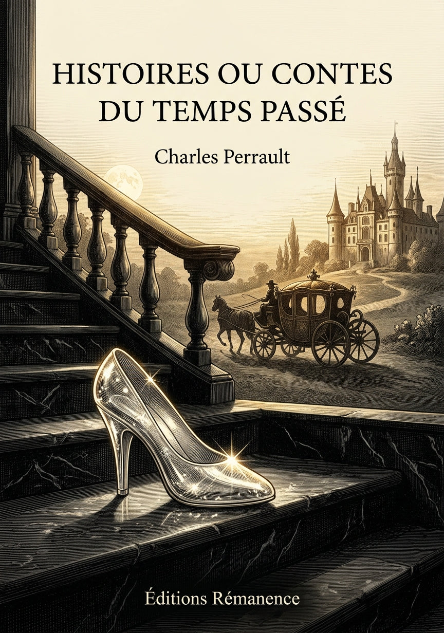 Livre Histoires ou Contes du temps passé par Charles Perrault - Couverture - Editions Remanence