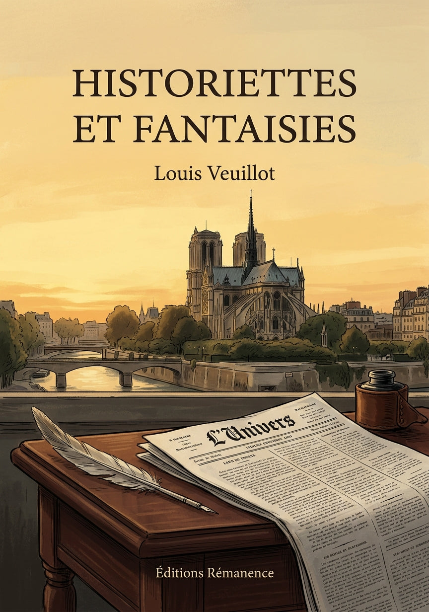 Livre Historiettes et fantaisies par Benjamin Sulte - Couverture - Editions Remanence