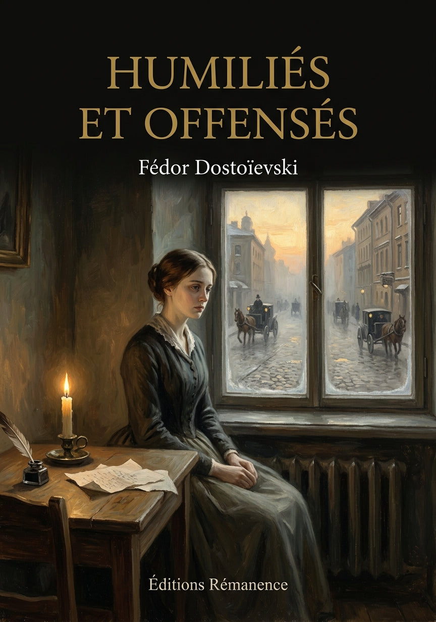 Livre Humiliés et offensés par Fédor Dostoïevski - Couverture - Editions Remanence