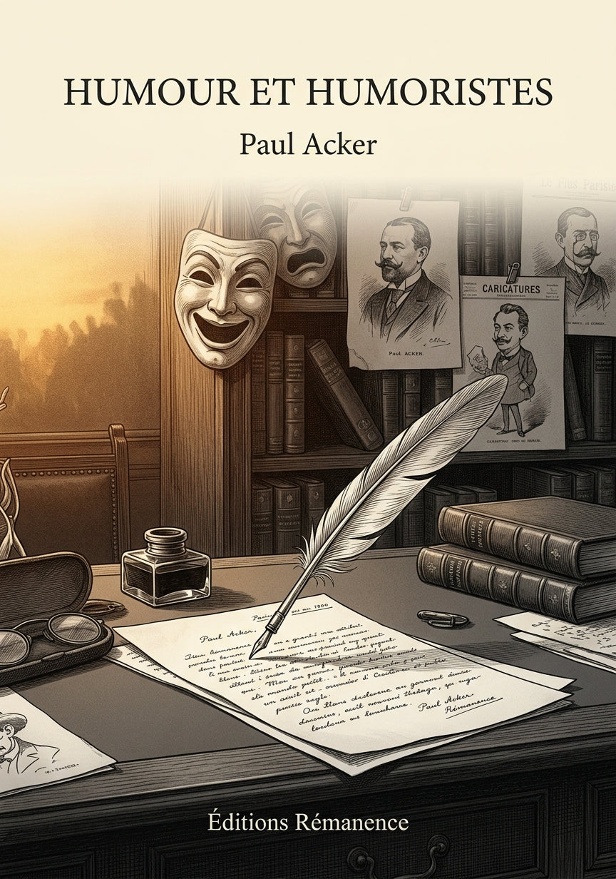 Livre Humour et humoristes par Paul Acker - Couverture - Editions Remanence