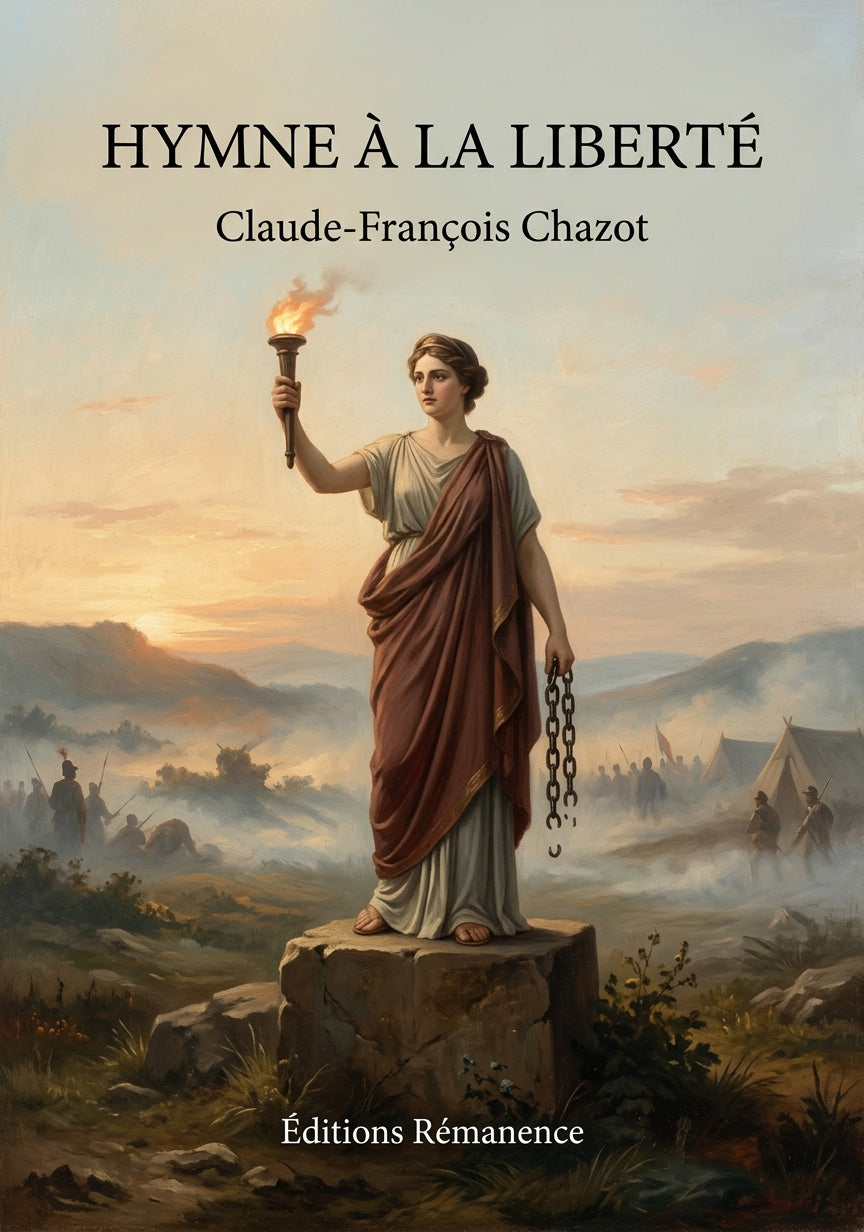 Livre Hymne à la liberté par Claude-François Chazot - Couverture - Editions Remanence