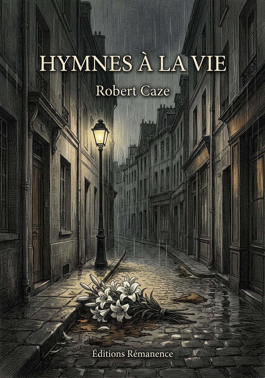 Livre Hymnes à la vie par Robert Caze - Couverture - Editions Remanence