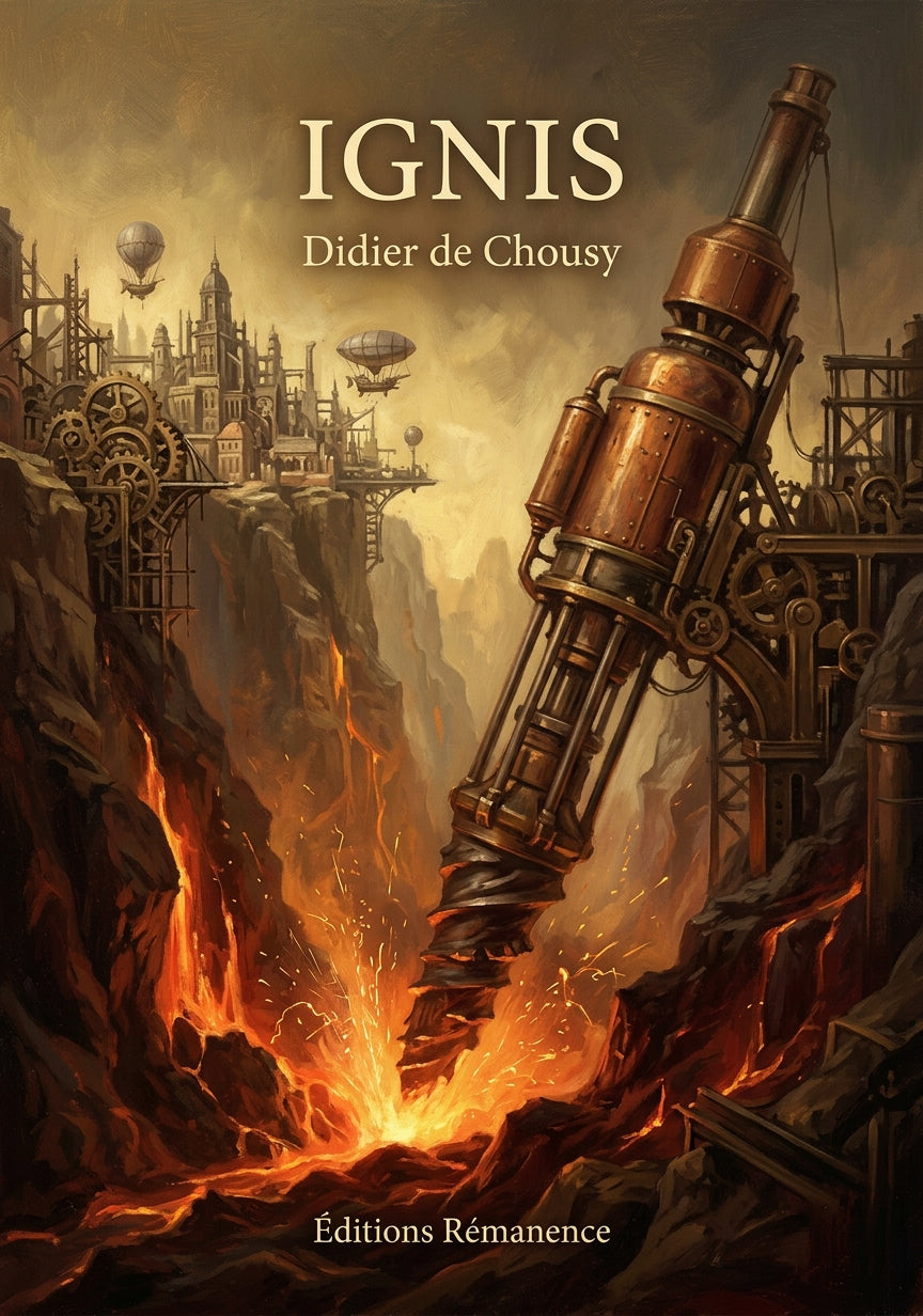 Livre Ignis par Didier de Chousy - Couverture - Editions Remanence