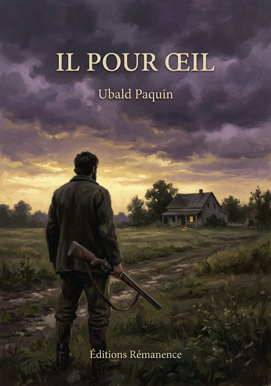 Livre Il pour œil par Ubald Paquin - Couverture - Editions Remanence