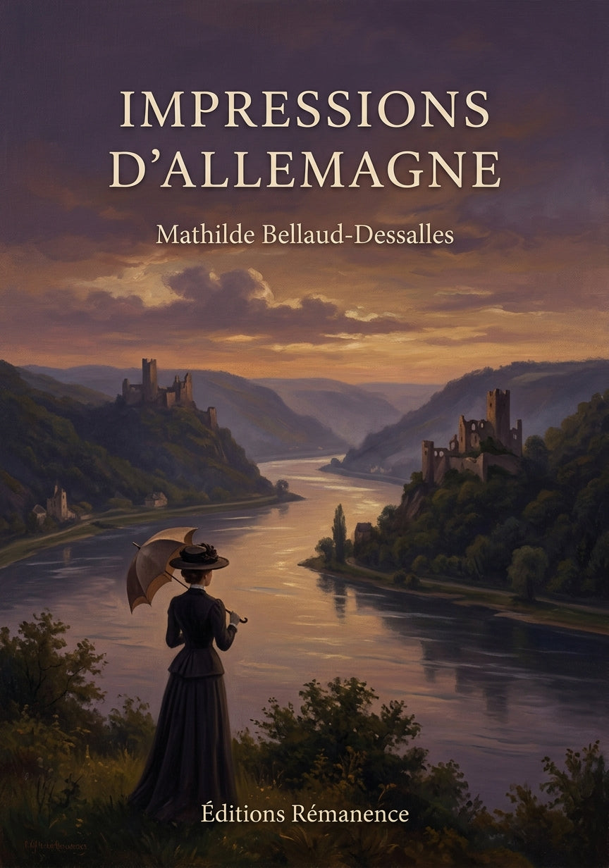 Livre Impressions d’Allemagne par Mathilde Bellaud-Dessalles - Couverture - Editions Remanence