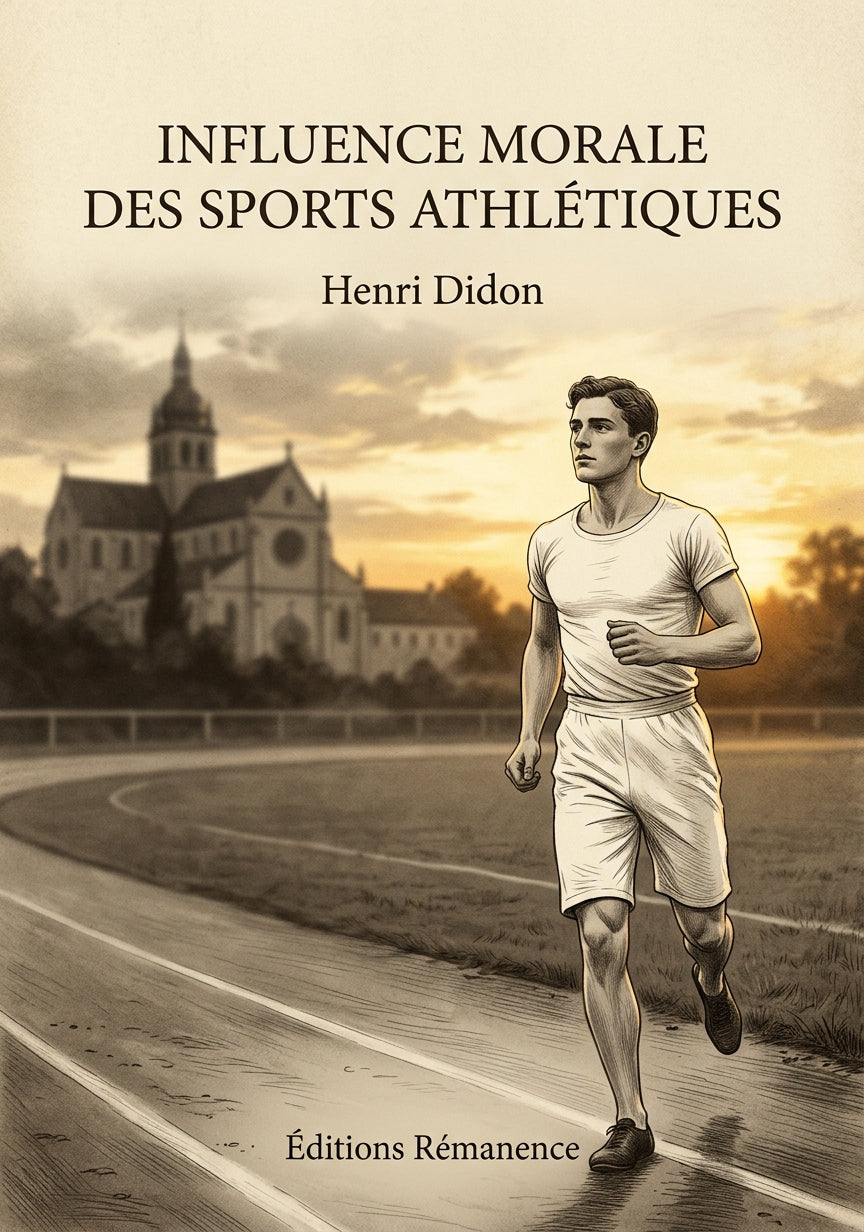 Livre Influence morale des sports athlétiques par Henri Didon - Couverture - Editions Remanence