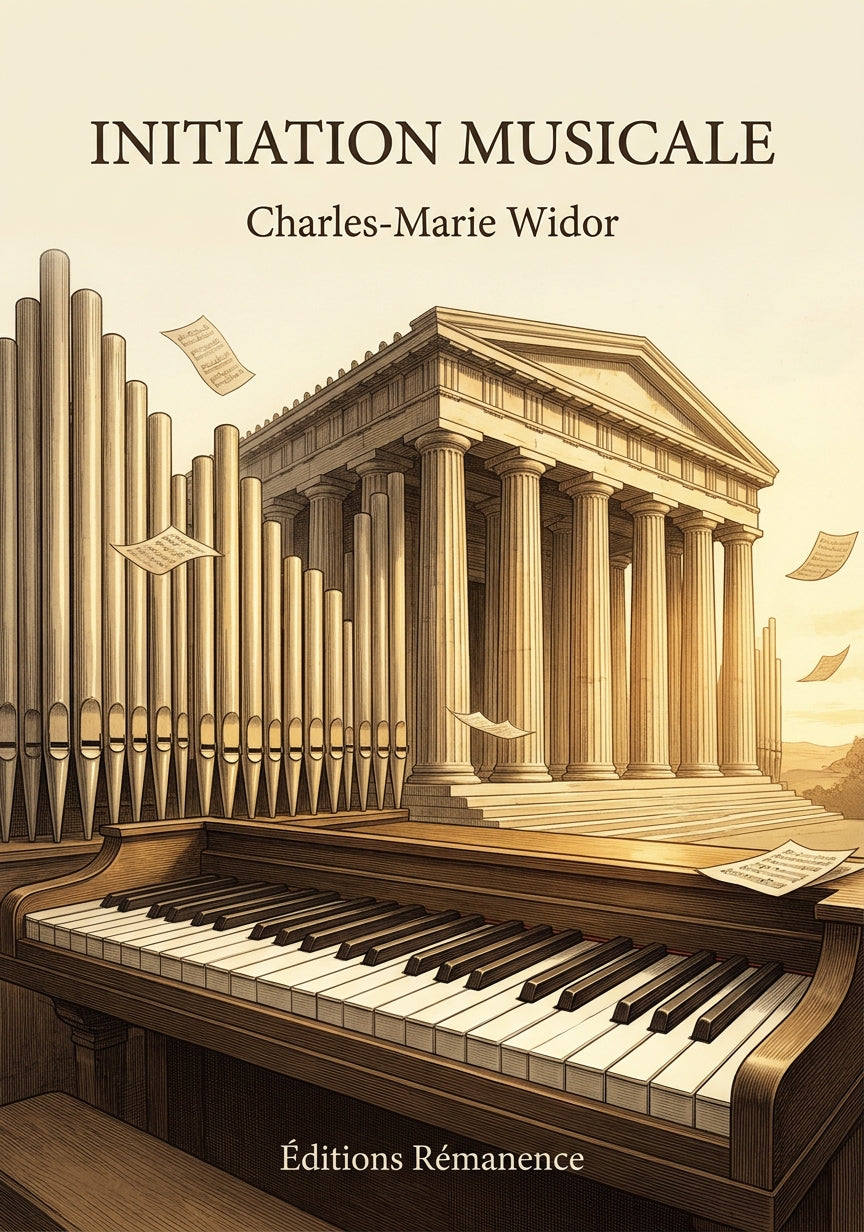 Livre Initiation musicale par Charles-Marie Widor - Couverture - Editions Remanence