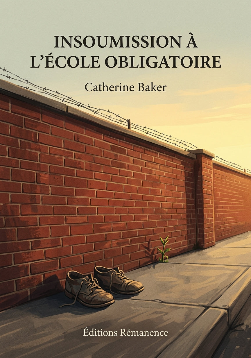 Livre Insoumission à l’école obligatoire par Catherine Baker - Couverture - Editions Remanence