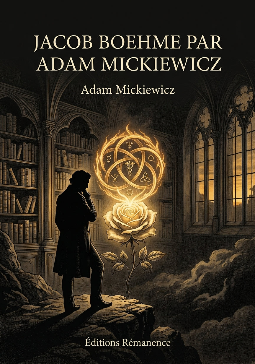 Livre Jacob Boehme par Adam Mickiewicz par Adam Mickiewicz - Couverture - Editions Remanence