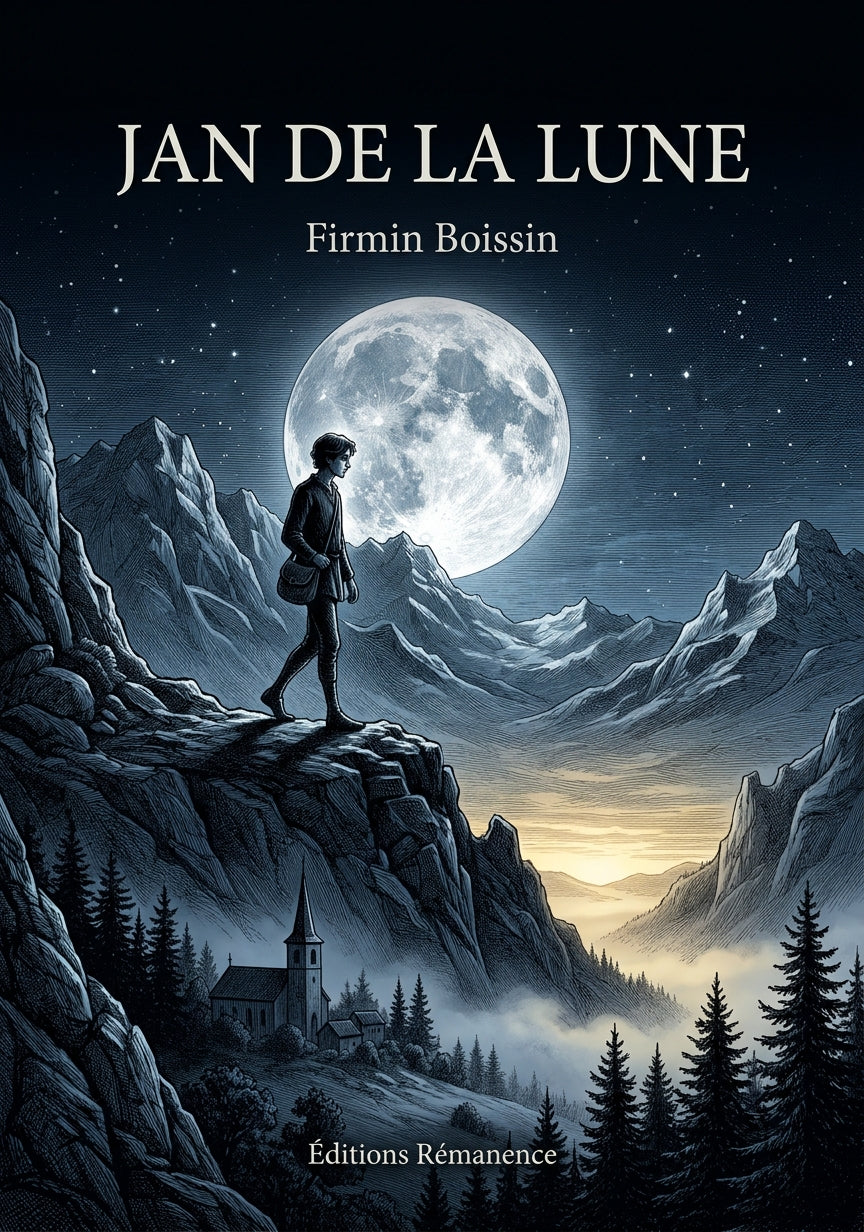 Livre Jan de la Lune par Firmin Boissin - Couverture - Editions Remanence