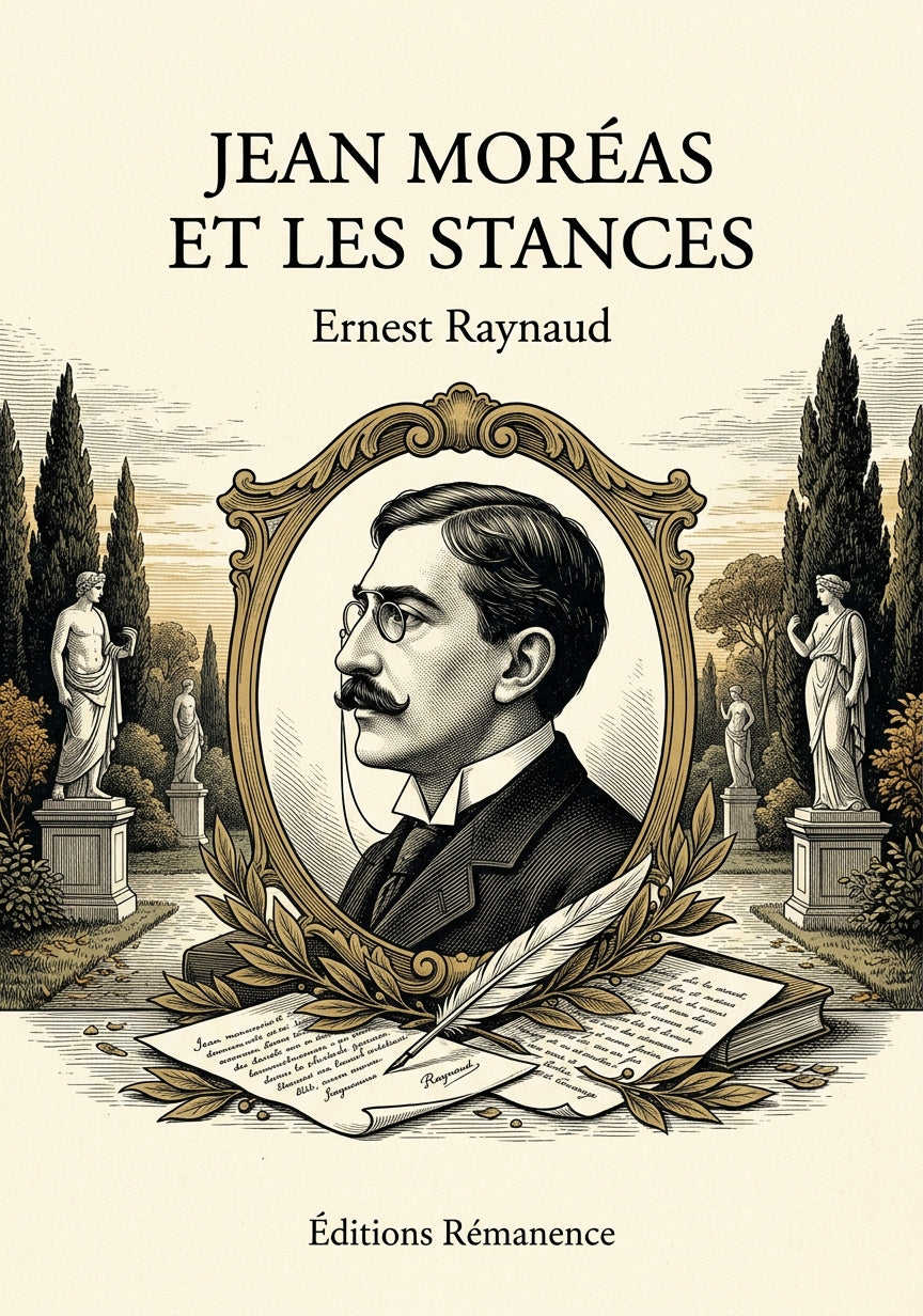 Livre Jean Moréas et les Stances par Ernest Raynaud - Couverture - Editions Remanence