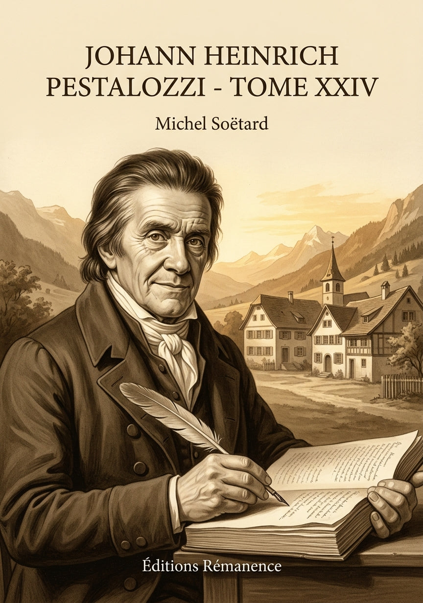 Livre Johann Heinrich Pestalozzi - Tome XXIV par Michel Soëtard - Couverture - Editions Remanence