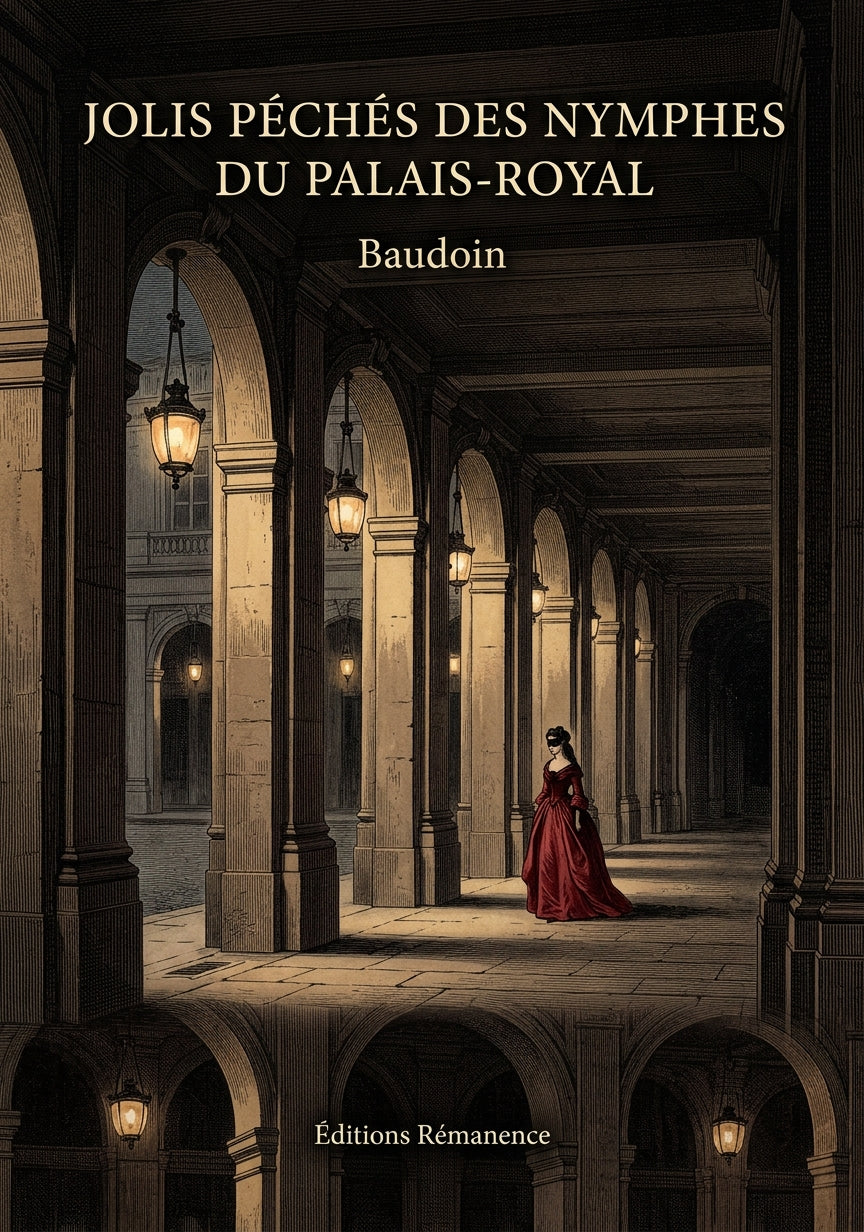 Livre Jolis péchés des nymphes du Palais-Royal par Baudoin - Couverture - Editions Remanence