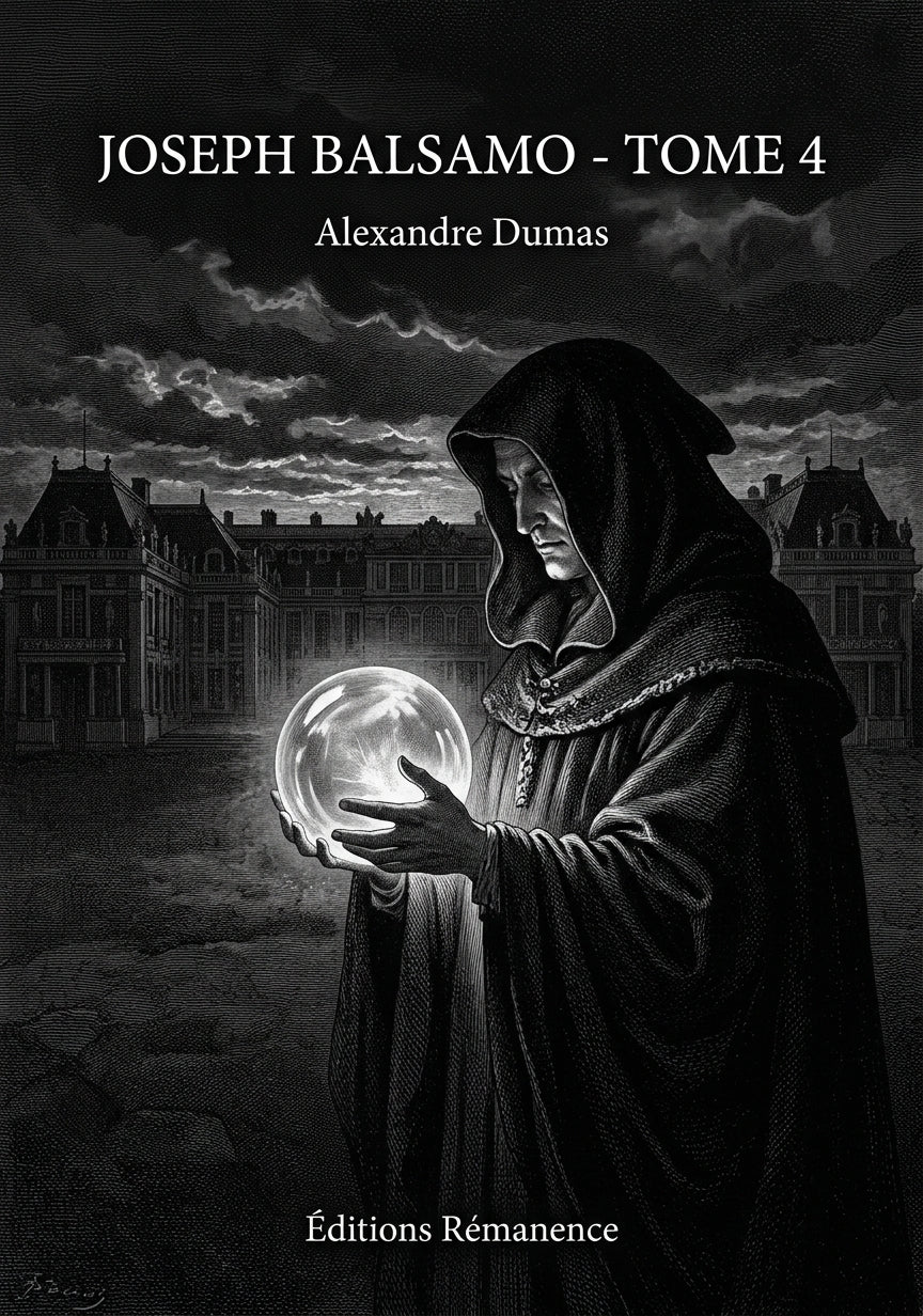 Livre Joseph Balsamo - Tome 4 par Alexandre Dumas - Couverture - Editions Remanence