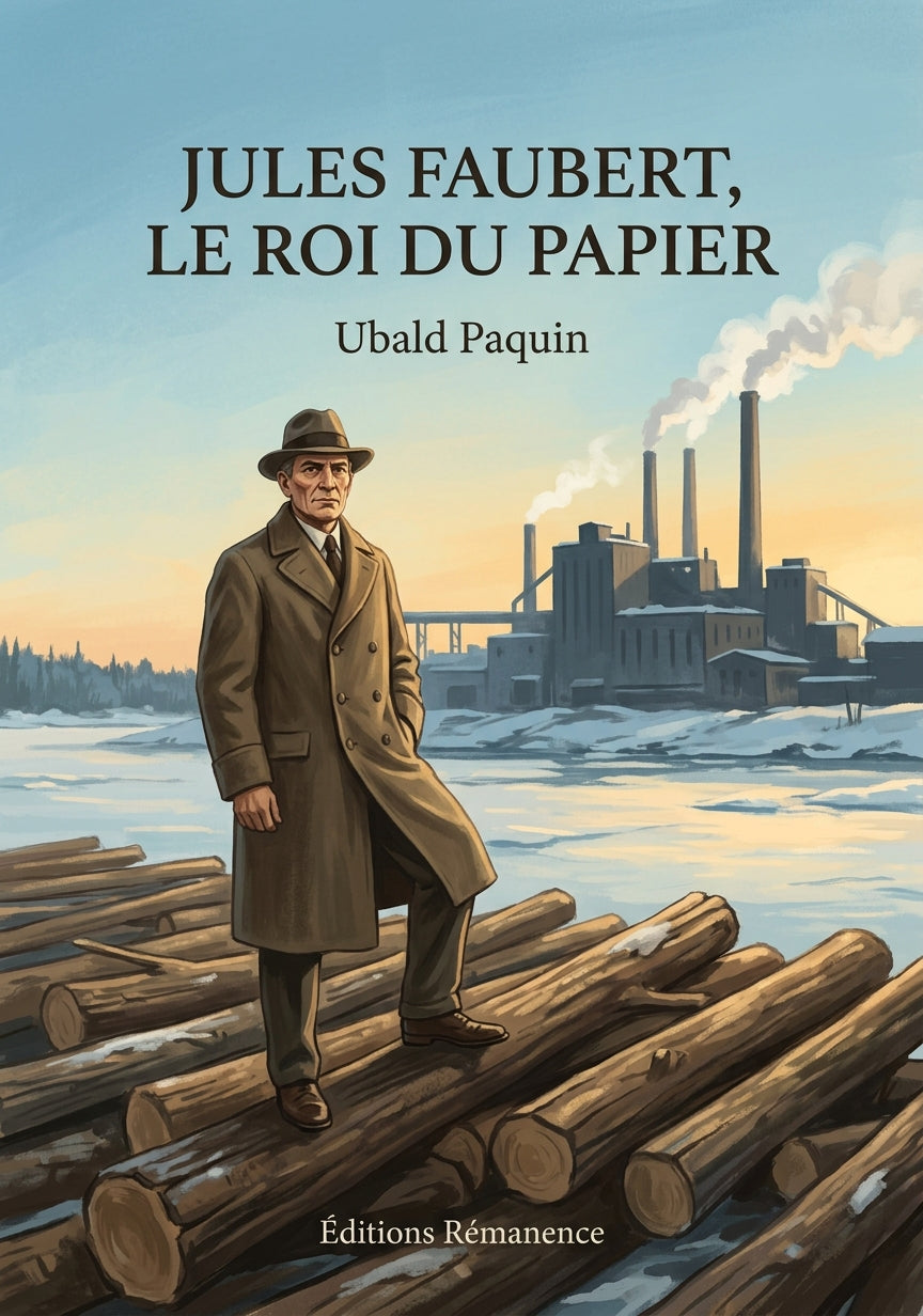 Livre Jules Faubert, le roi du papier par Ubald Paquin - Couverture - Editions Remanence