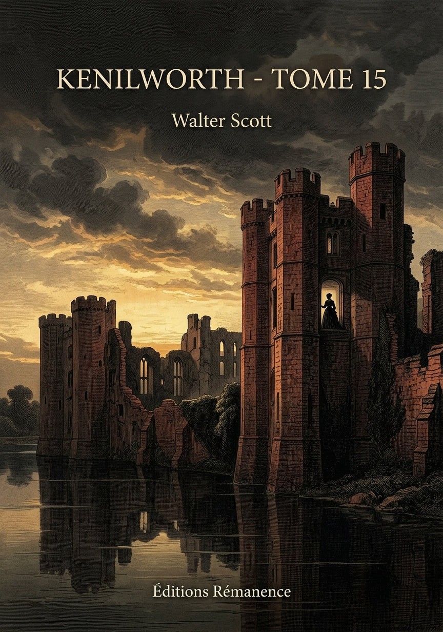 Livre Kenilworth - Tome 15 par Walter Scott - Couverture - Editions Remanence