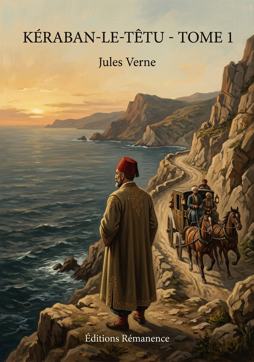 Livre Kéraban-le-Têtu - Tome 1 par Jules Verne - Couverture - Editions Remanence