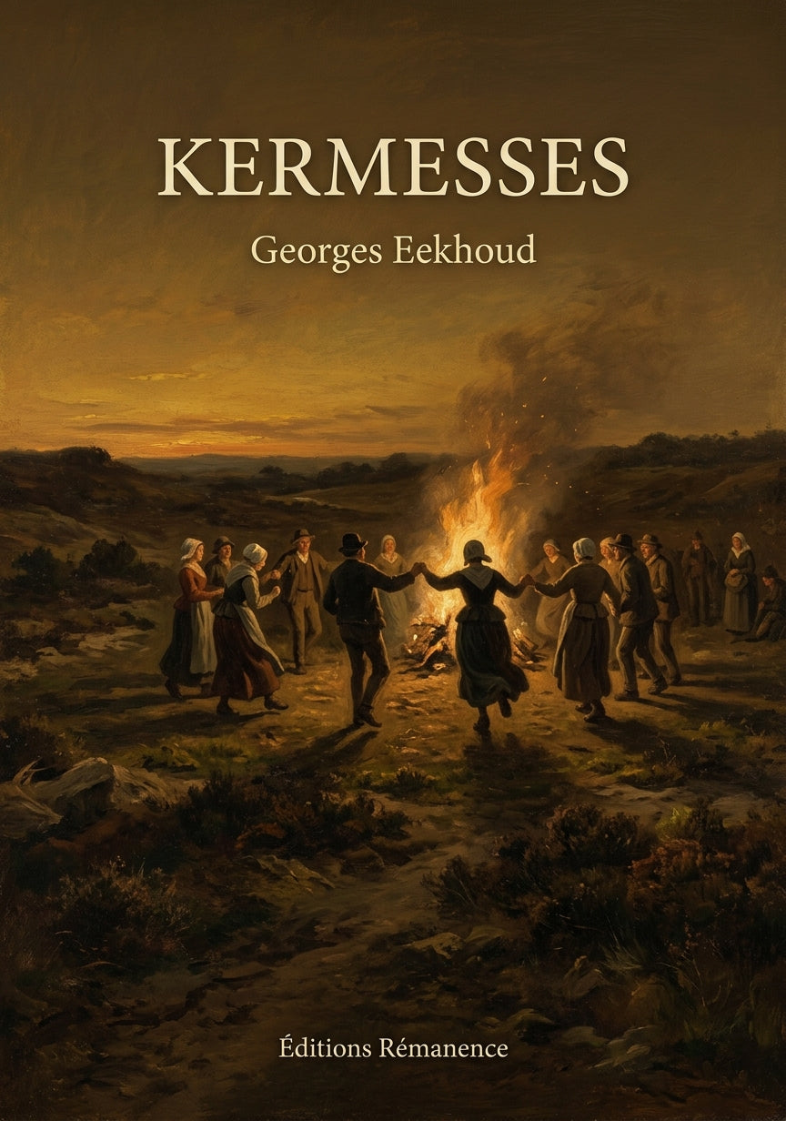 Livre Kermesses par Georges Eekhoud - Couverture - Editions Remanence