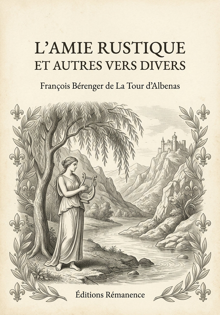 L'amie rustique et autres vers divers - François Bérenger de La Tour d'Albenas (Couverture)